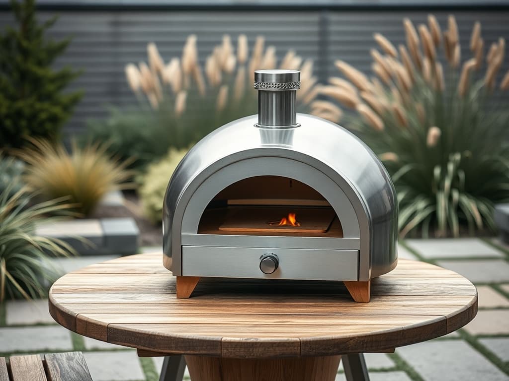 Buiten pizza-oven — conceptweergave